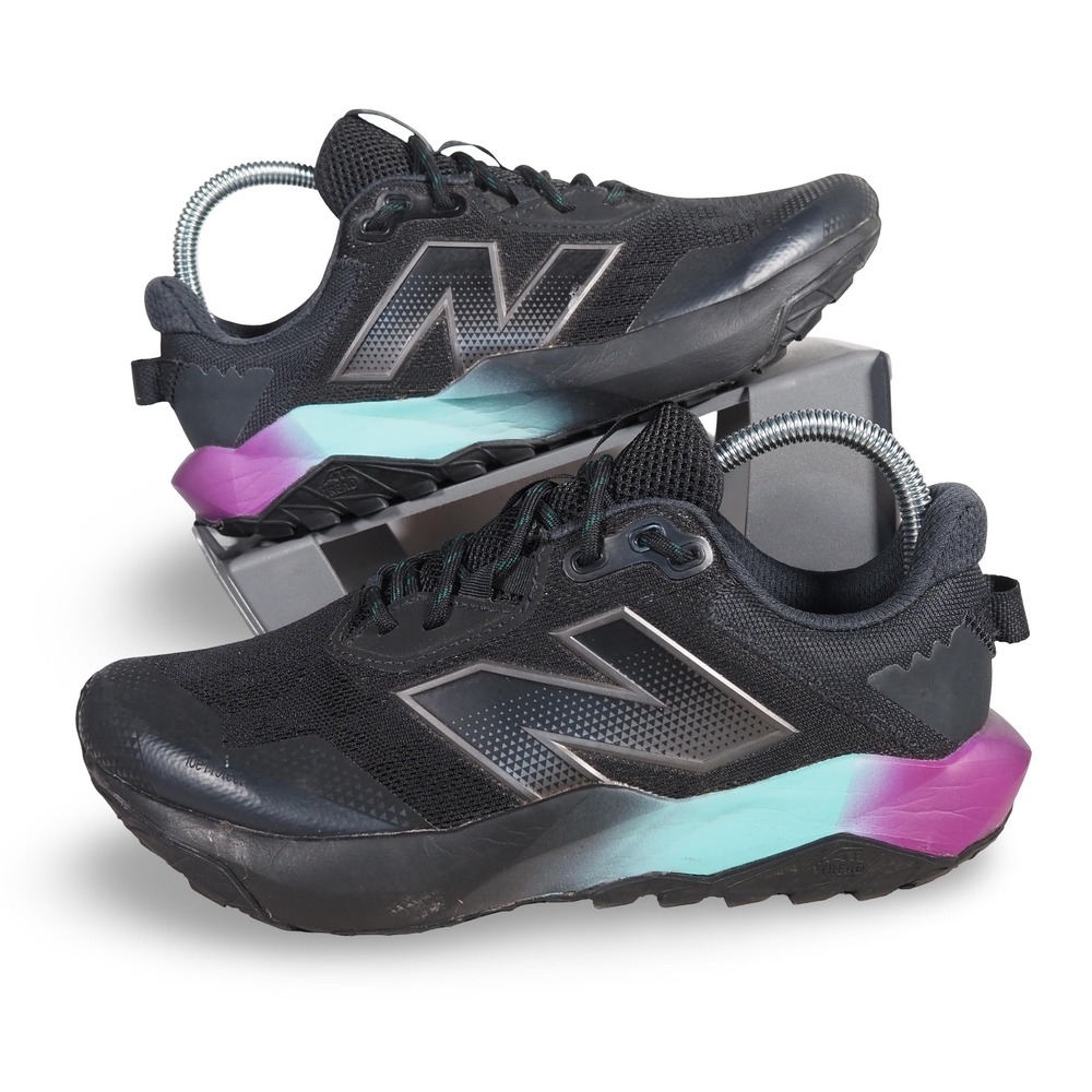 New Balance DynaSoft Nitrel v6 Womens 8.5 Black Trail Running Shoes WTNTRLT6